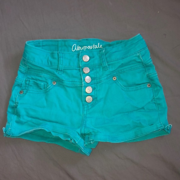 Blue high waisted shorts 💙 - Picture 1 of 1